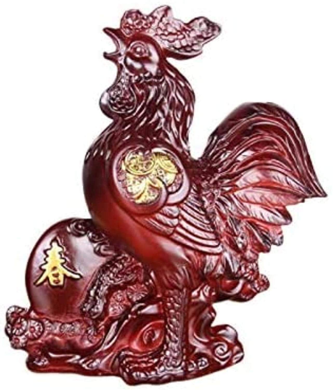 YNIYUJKL Wooden Chinese Zodiac Statues Home Decoration Statue Home And Office Sculpture Wood Feng Shui Decor Accessories Figurine 329,Tupp-A