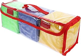 KOMBIUDA 3Pcs Dados Com Bolso Transparente Dados Grandes Foto Cubo Jogo Dados Jogos De Aprendizagem Dados Para Educação Aprendizagem Jogos Dados De Bolso Jogos De Aprendizagem Cubos Clipe