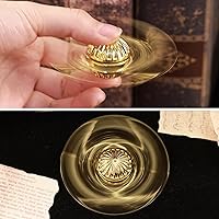 Vista 3 de Bola de orbe de metal Fidget Spinner Anti-Ansiedad Alivio del estrés Enfoque Meditación Romper malos hábitos TDAH EDC Finger Spinning Juguetes Dorado