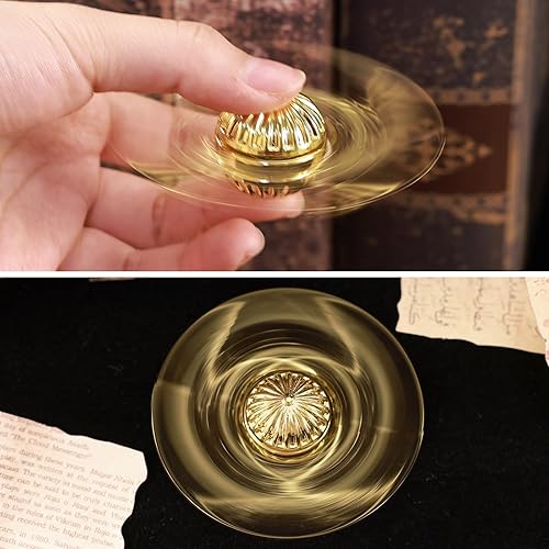 Miniatura 3 de Bola de orbe de metal Fidget Spinner Anti-Ansiedad Alivio del estrés Enfoque Meditación Romper malos hábitos TDAH EDC Finger Spinning Juguetes