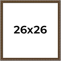 Vista 177 de Marco de fotos completo de madera dorada envejecida de 16 x 20 pulgadas con plexiglás acrílico UV, parte trasera de tablero de espuma y accesorios