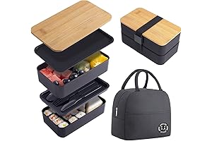 Japanese Bamboo Bento Lunch Box for Easy Meal