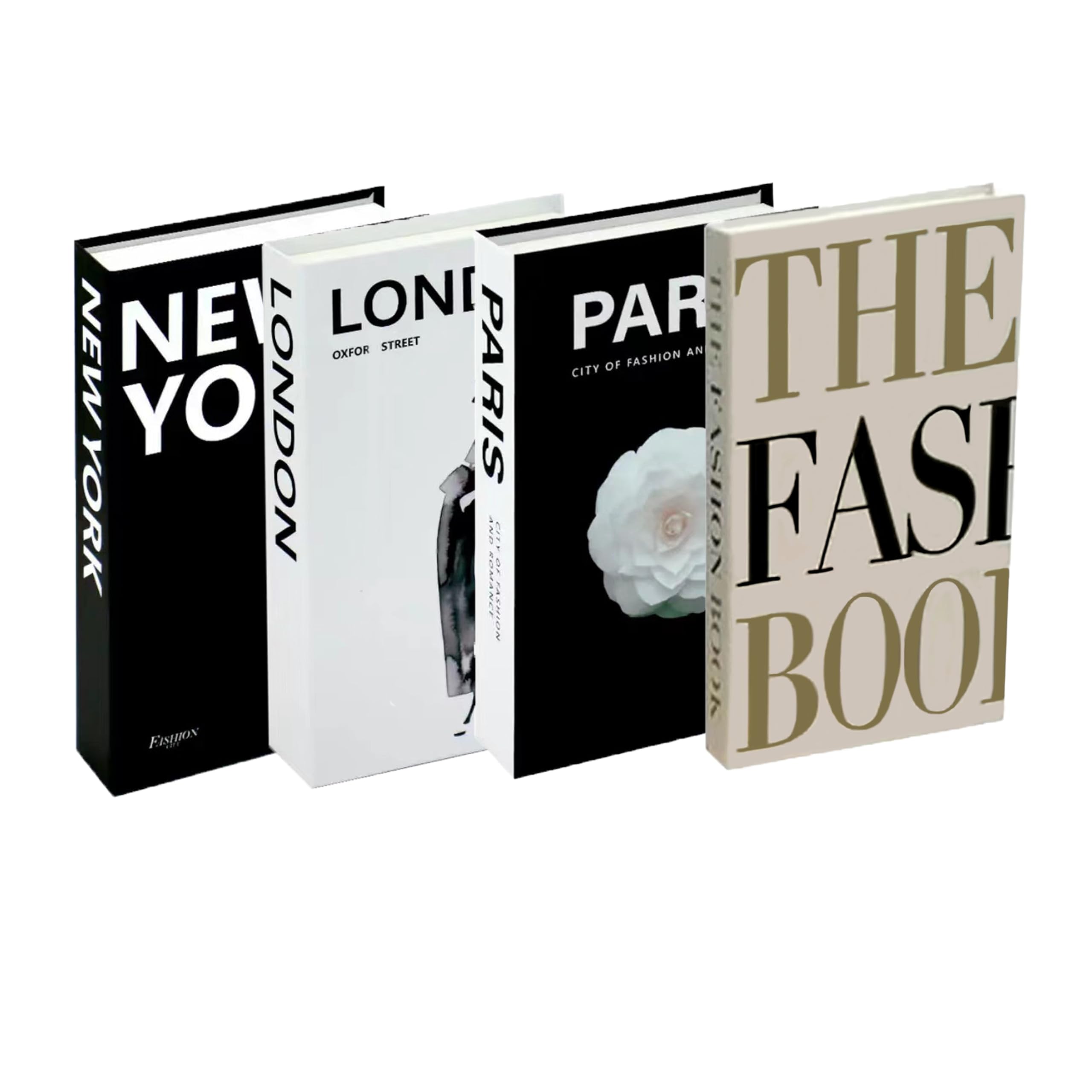 Yinmazzsan 4 Pack Decorative Books for Home décor, forCoffee Table Books Decor ? Bookshelf Decor? Faux for Decoration, Bookshelf Fake Stuff, Decorative Books forHome Sweet Stacked Books