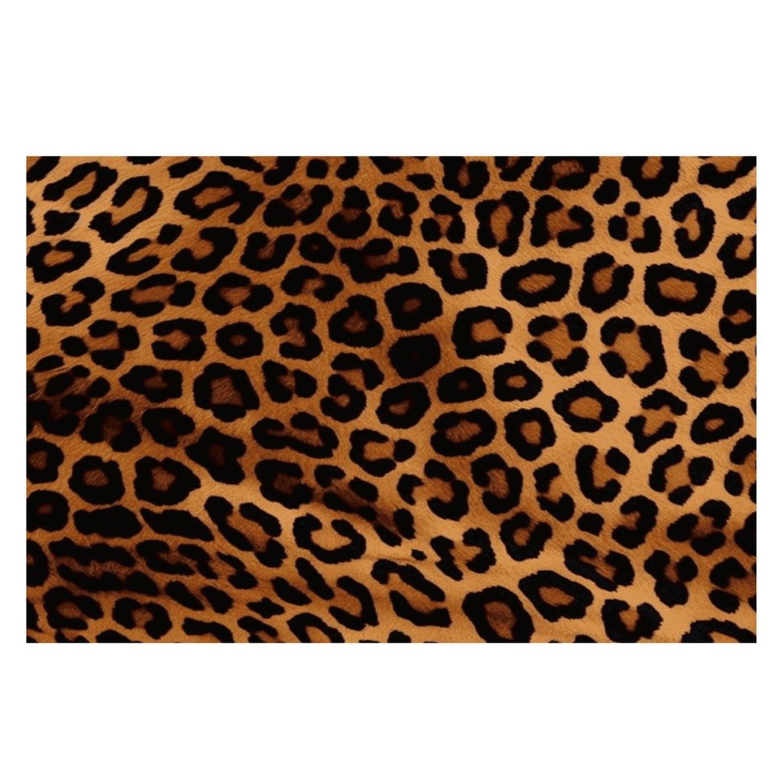 Cool Cheetah Leopard Placemats Heat-Resistant Washable Place Mats Anti Slip Dining Table Place Mats Wipeable Dining Table Mats Kitchen Decoration Placemats 17.7’’×11.8’’