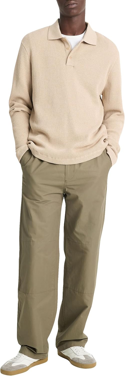 Vince Men's Sunfaded Thermal Polo