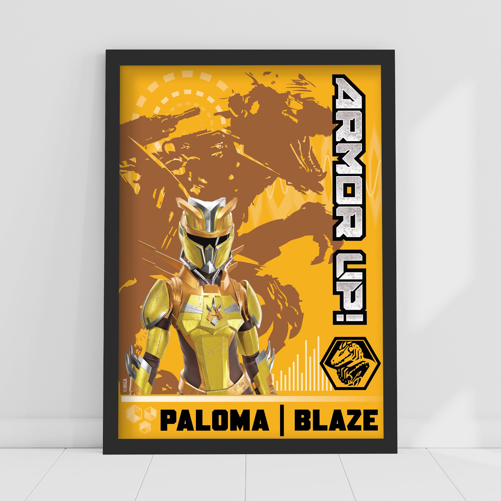 Themed Armorsaurs Print - Paloma And Blaze Player Card Poster Wall Art (29.7cm x 42cm - A3)