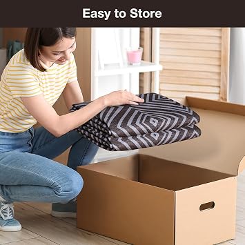 Blue&Black Checkered Diamond-Pattern Computer Chair Mat for Hardwood, 36 x 48Office Mat for Hardwood Floor with Non-Slip Back, HeavyDuty Office Chair Rug for Hardfloor,LowPlie Carpet Floor Protector