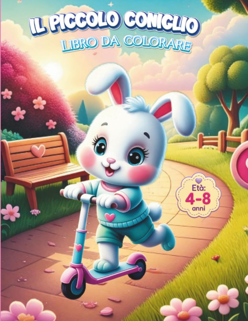 Il Piccolo Coniglio: Libro da colorare