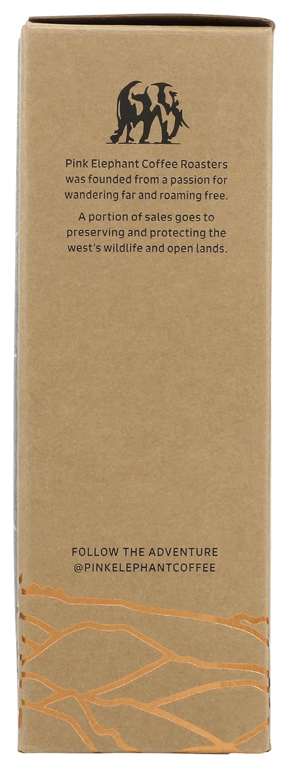 Pink Elephant Coffee Rstrs, Coffee Roam Roast, 12 Ounce