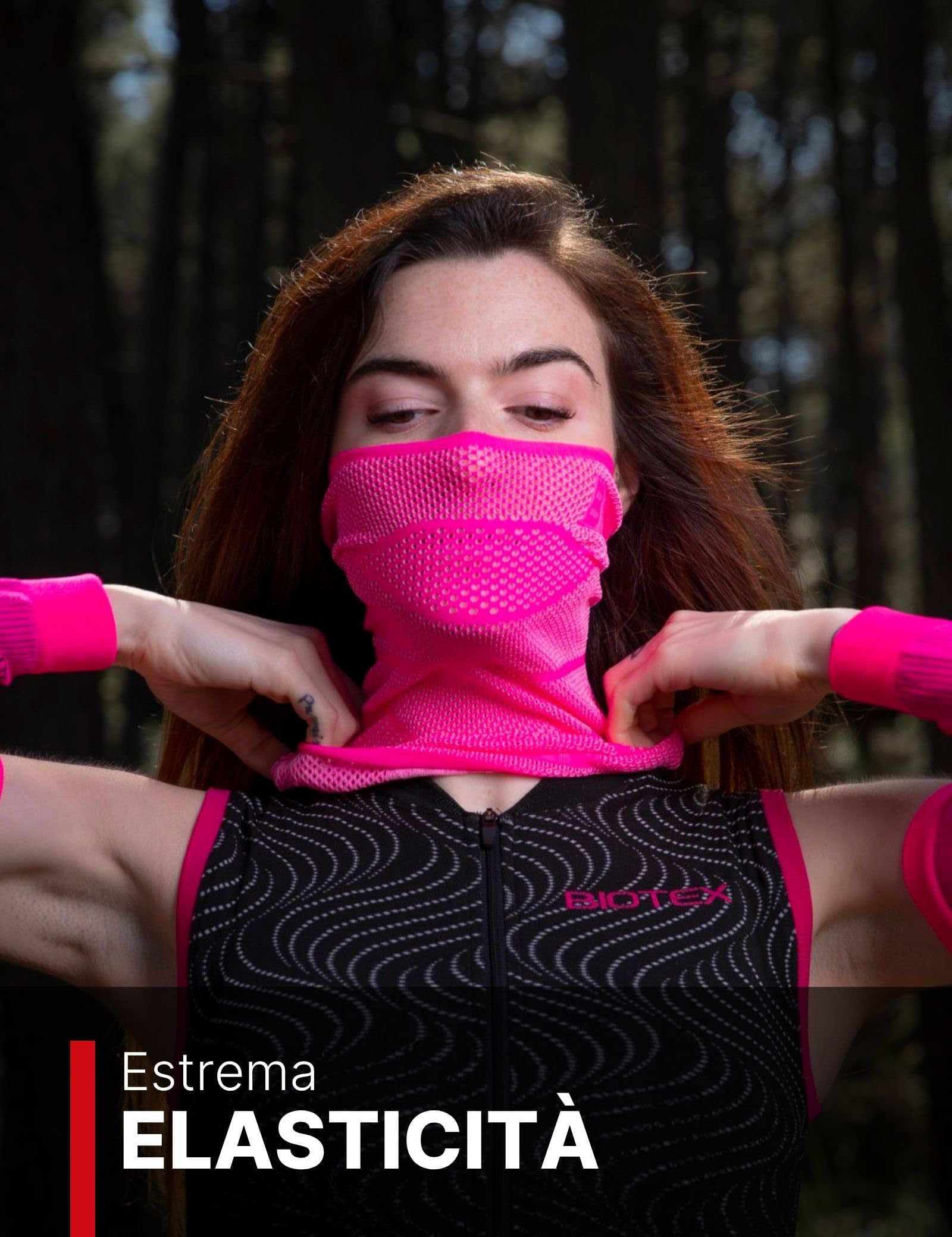 BIOTEX Tubolare e Sottocasco Summerlight Unisex Leggero Traspirante, Protezione e Ventilazione per Ciclismo, Running e Sport Outdoor Estivi