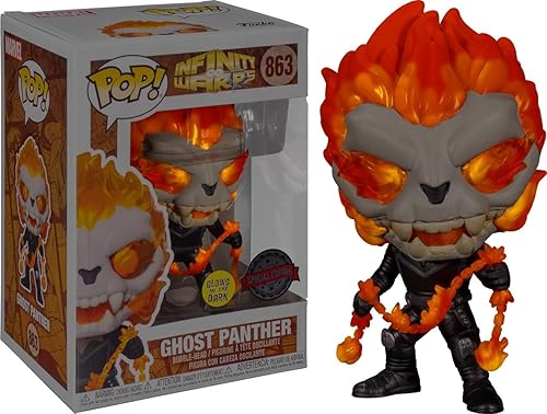 Funko Pop Marvel Warps Ghost Panther Glow