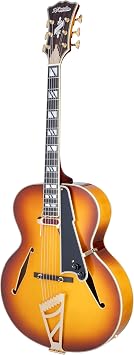 D'Angelico Excel Style B Hollowbody Electric Guitar - Dark Iced Tea Burst