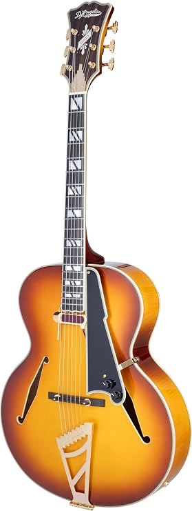 D'Angelico Excel Style B Hollowbody Electric Guitar - Dark Iced Tea Burst