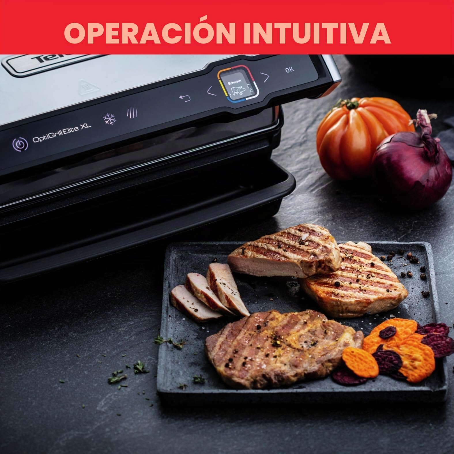 TEFAL OptiGrill Elite XL GC760D12 - Grill - elektrisch