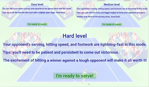 Tennis Smash: experience real tennis with motion-sensing technology