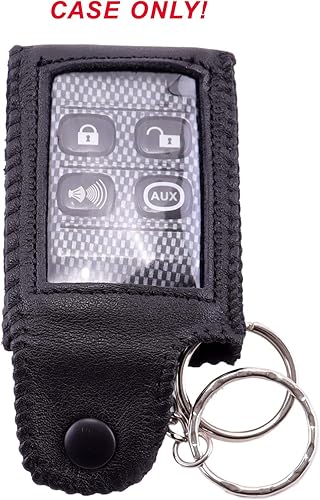 Miniatura 4 de Funda de cuero universal con lado para coche, camión, control remoto, llave inteligente