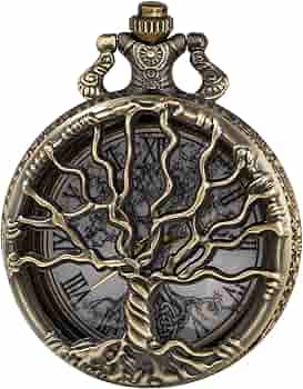 Orologio Da Tasca Vintage In Bronzo Al Quarzo Da Uomo E Da