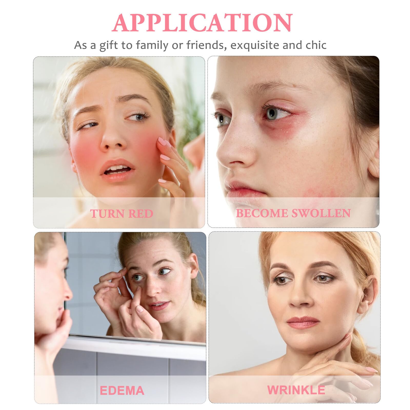 IMIKEYA 2 Stück Edelstahl Gesichtseiskugeln Massagegerät Zur Kühlung und Anti Aging Gesichtsroller für Glatte Haut und Augenpartie Zufällige Farbe Zufällige Farbe