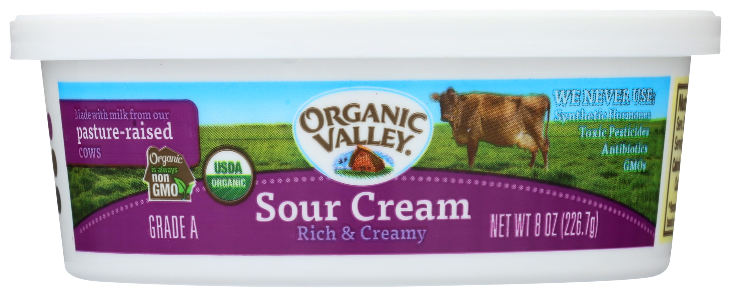 Organic Valley Sour Cream Organic 8 oz