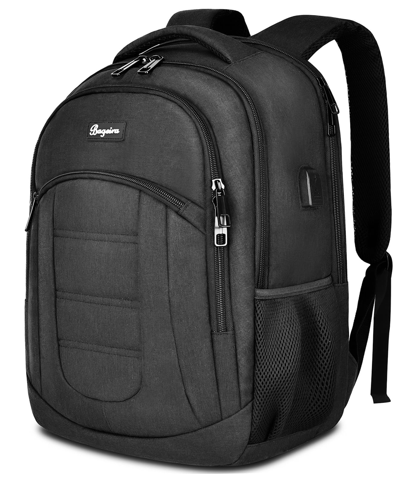Groß Rucksack Herren 50L,Arbeit Laptop 17.3 Zoll Schulrucksack Mit USB