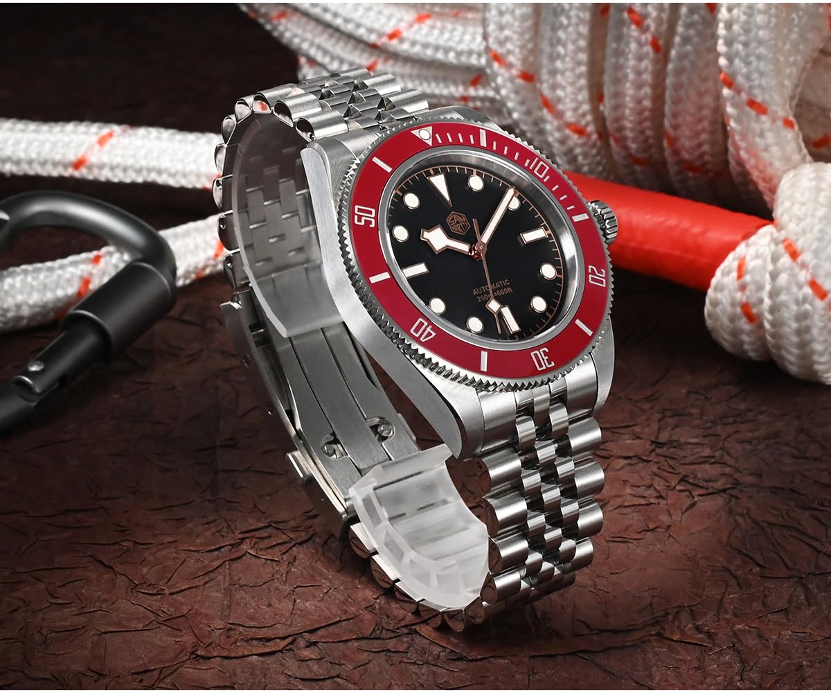 San Martin SN0128G Classic BB Diver męskie zegarki NH35 automatyczny mechaniczny szafirowy ceramiczny pierścień zegarek na rękę ze stali nierdzewnej