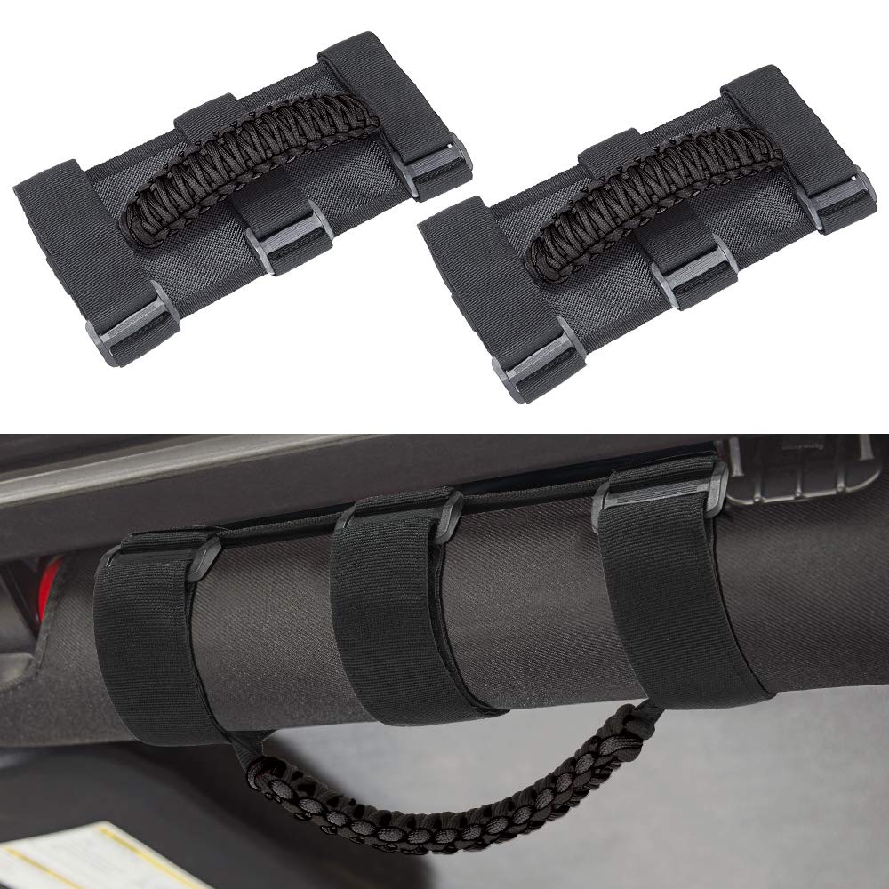 Buy JOYTUTUS Grab Handles Compatible with Wrangler, 2 Pack Roll Bar