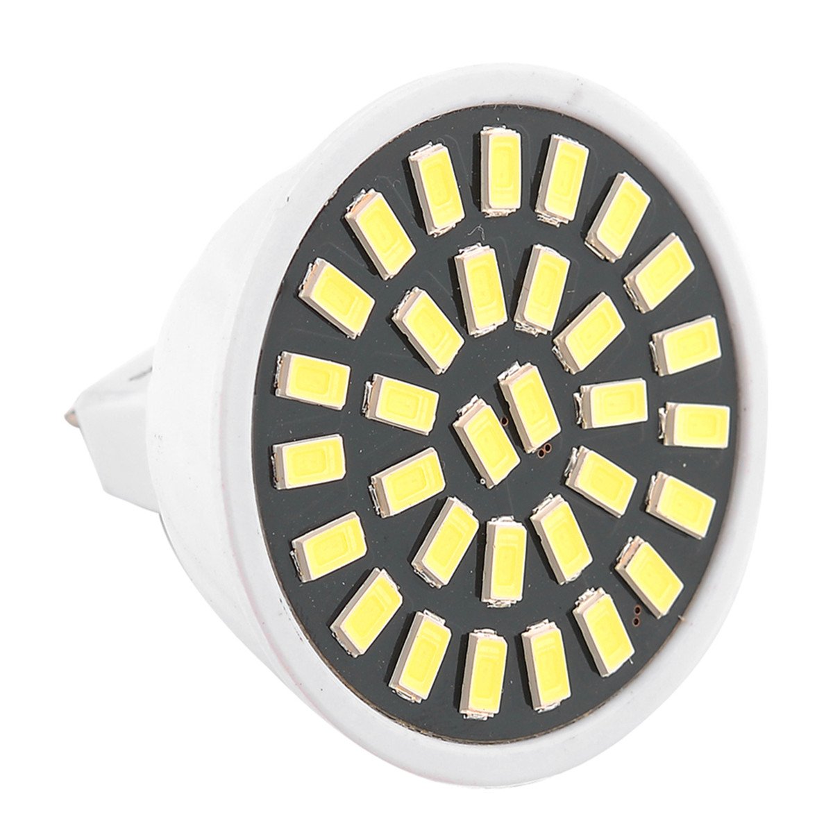 MR16 żarówka LED 5 W 400-500LM 32LED 5730SMD 2700-3200K 6000-6500K dekoracyjna ciepła biel zimna biel reflektor LED AC 110-130V (6ST) (kolor : Cool White)