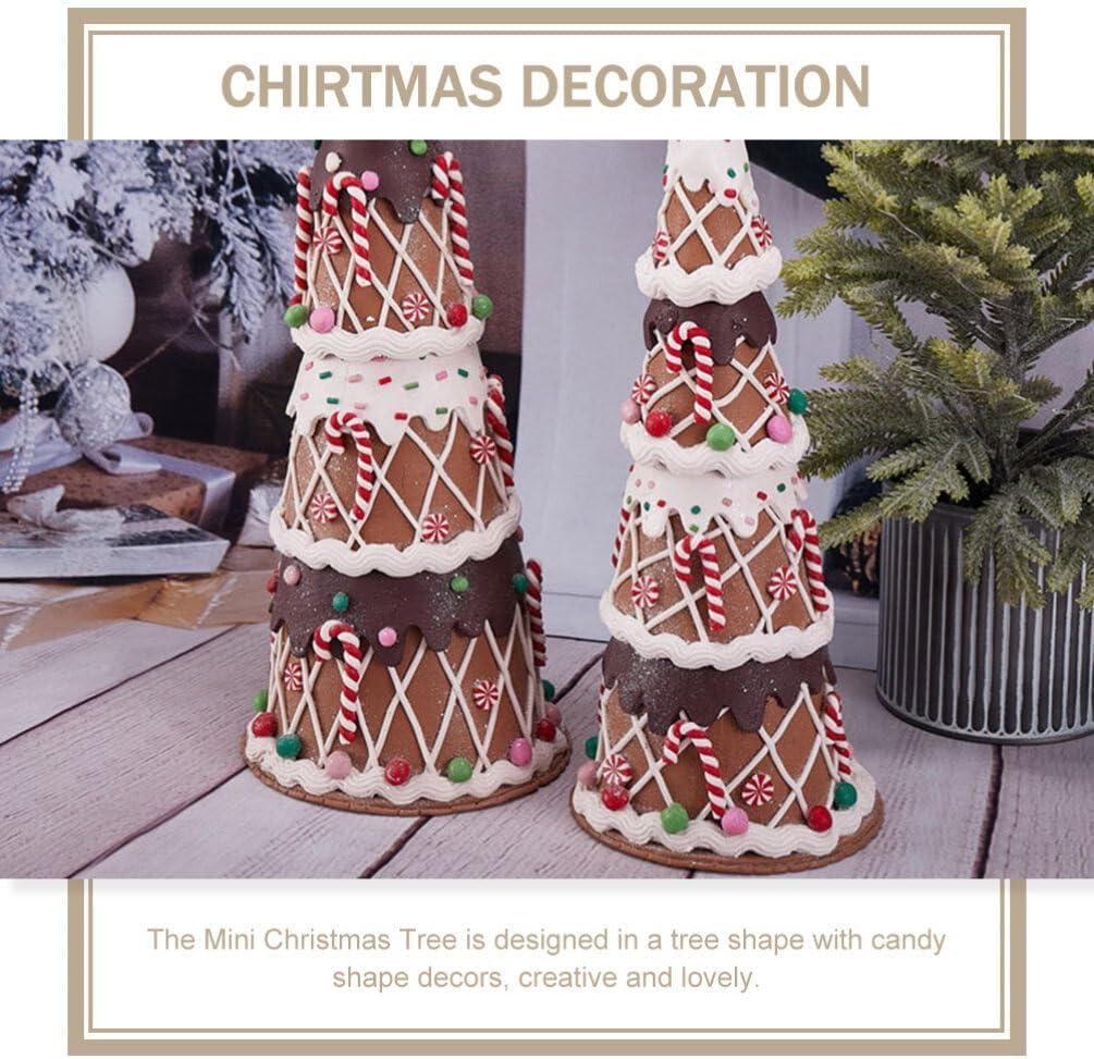 Baluue Christmas Decoration Ornaments Christmas Decorative Xmas Trees Party Desktop Embellishments Chirtmas Suite PVC Indoor 3D