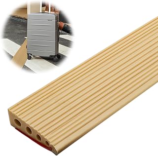 100x8x2CM Schwellenrampe, Türschwellenrampen, PVC Rollstuhlrampe, rutschfeste Oberfläche, Gummirampe Auffahrrampe Schwellenrampe für Rollstuhl, Kinderwagen, Rollator oder e Scooter (Gelb, 2)