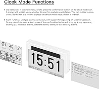 Vista 6 de Mini lector de libros electrónicos con pantalla de tinta de 2.66 pulgadas, dispositivos de lector E para reloj meteorológico, visualización