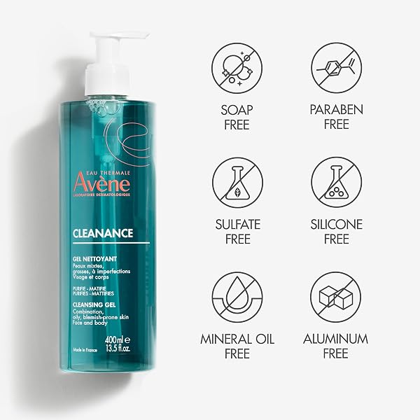 Avene - Avene Cleanance Gel Detergente Viso per Acne 400ml - 980138729 - 5