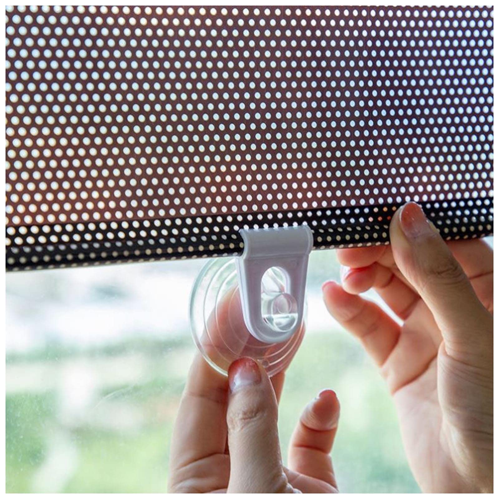 Store rétractable noir occultant sans perçage et pare-soleil thermique pour fenêtre