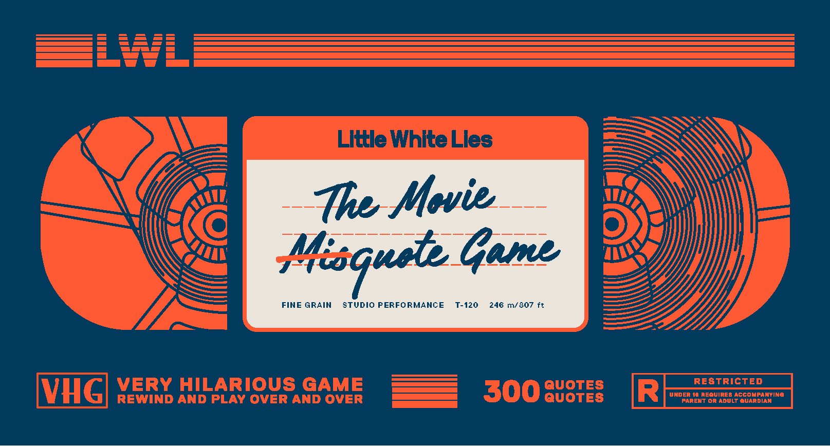 Movie Misquote Game, The by Little White Lies, New Book