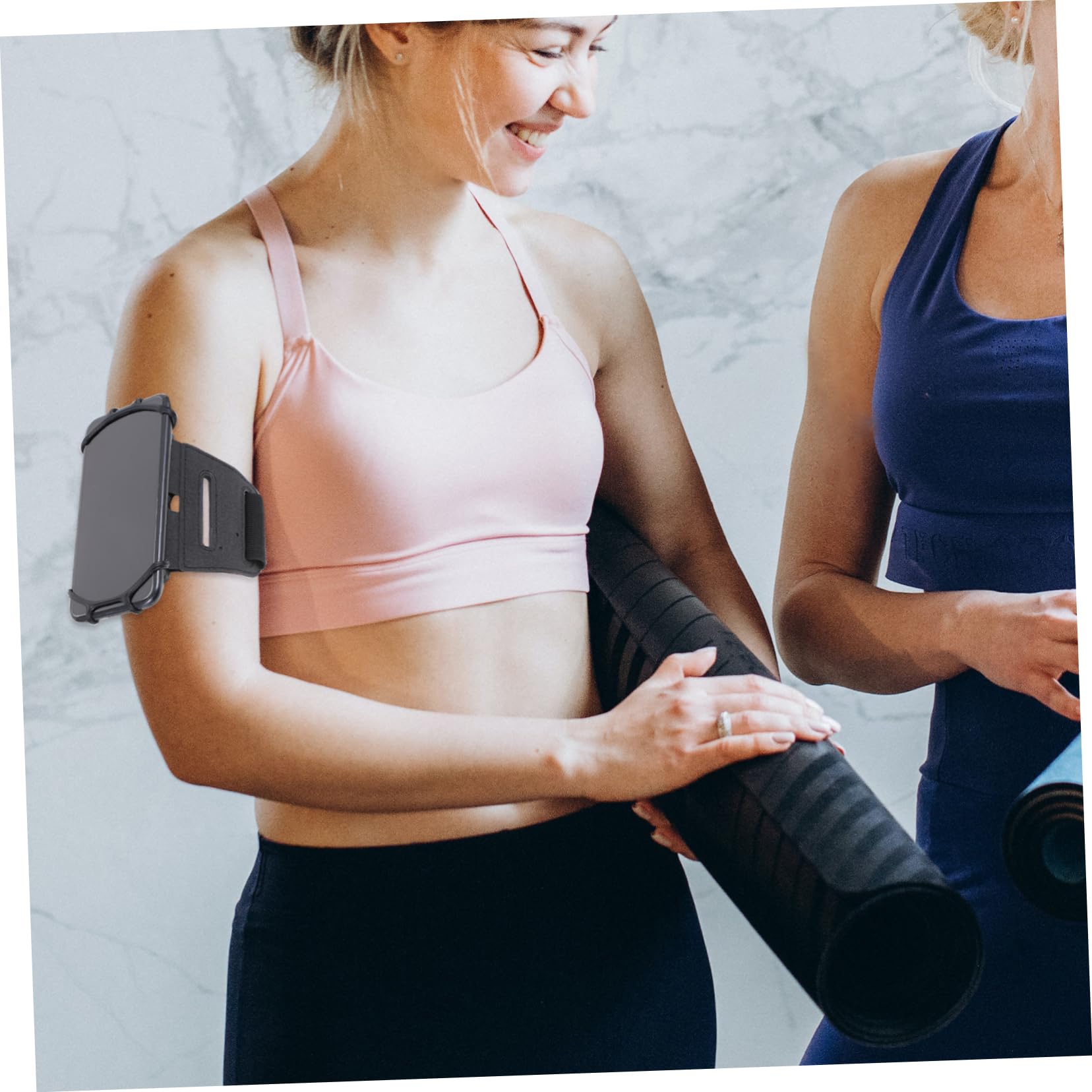 HEMOTON 4pezzi Supporto Per Cellulare Da Braccio Porta Smartphone Per Sport e Attività Outdoor Compatibile Con Maggior Parte Dei Dispositivi Elegante