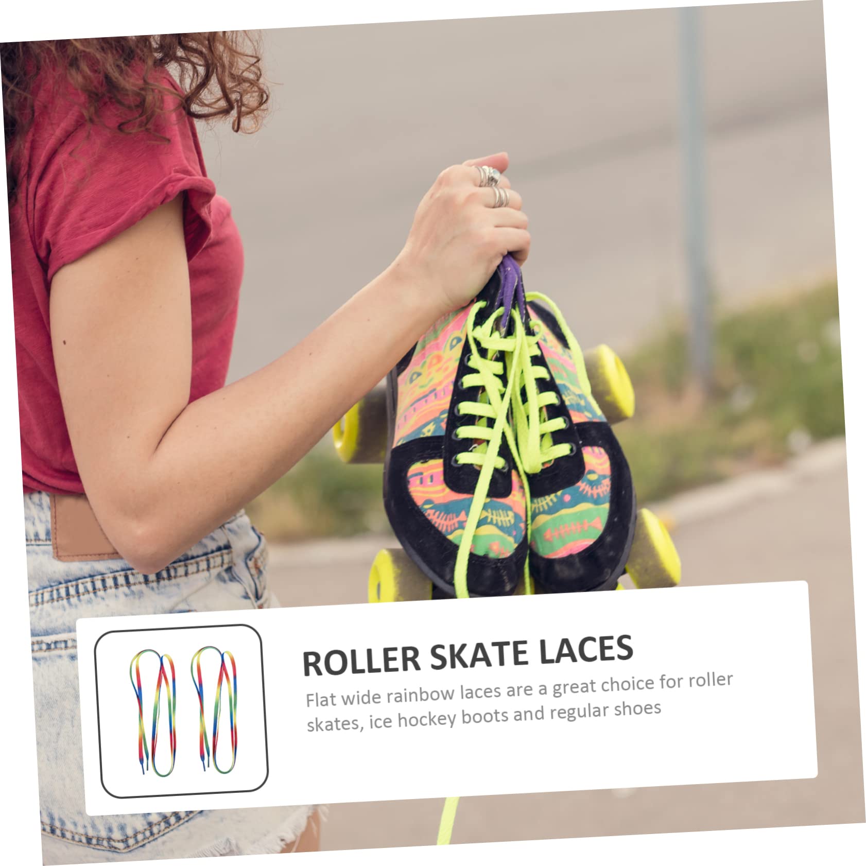 GLSTOY Long Shoestrings 180cm Flat Shoelaces for Skate Athletic and Running Shoes Sturdy Elastic Shoelace Pair