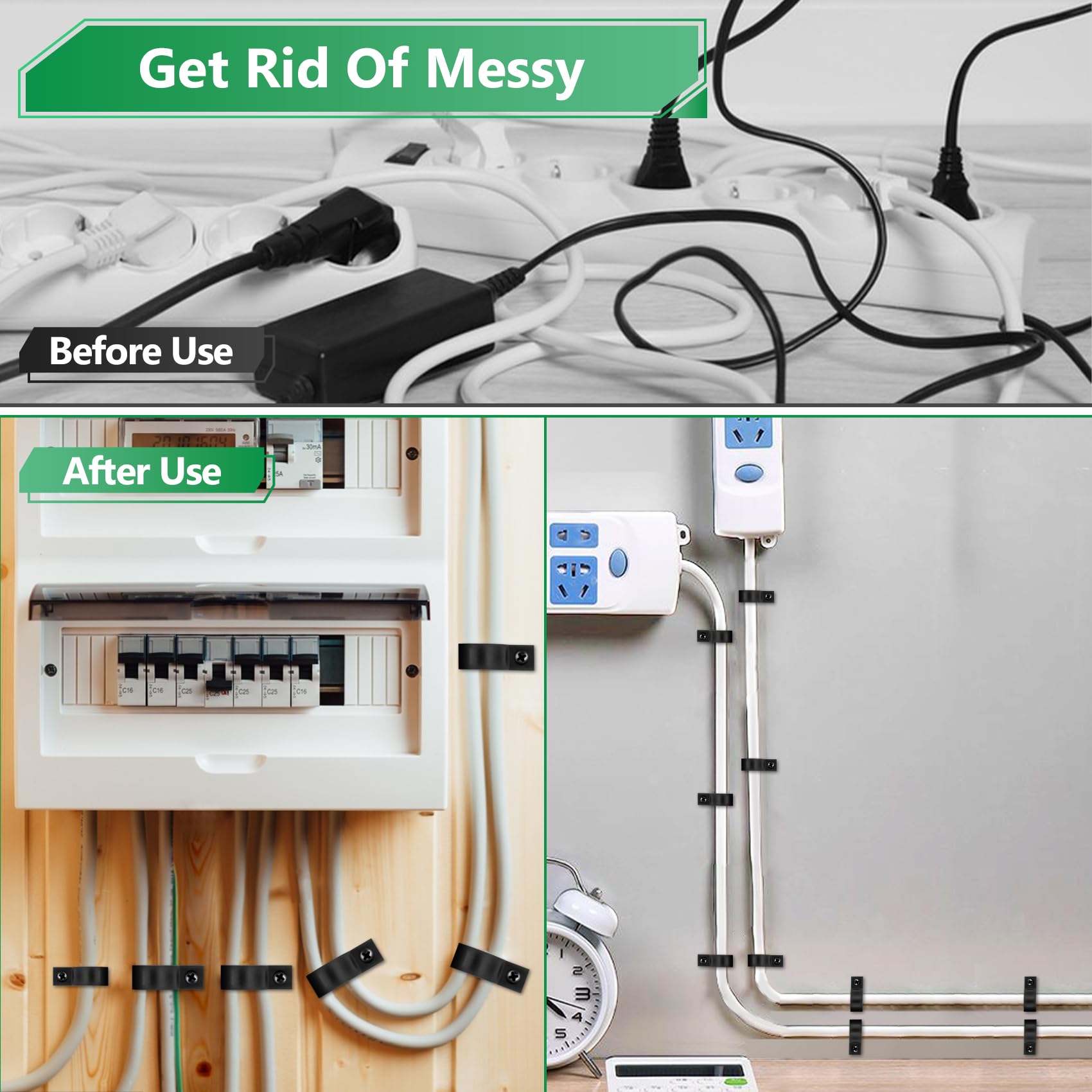 290 Cable Clips - Organize Your Cables! -6 290 Cable Clips - Organize Your Cables! -6