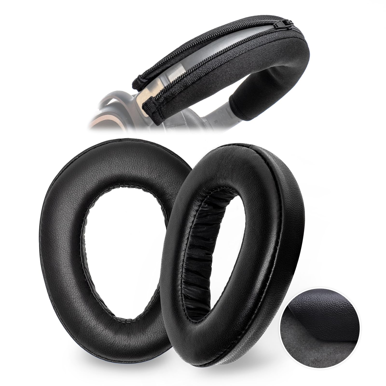 Voarmaks Lambskin Ear Pads, Compatible with Sennheiser PXC480, PXC550, PXC  550-II, MB660 UC, MB 660 MC Headphones Refresh Kit with Protective