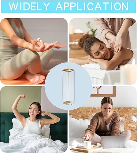 Miniatura 7 de Insence-Stick Soporte anti-cenizas, moderno soporte para quemador de incienso con colector de cenizas de vidrio extraíble, para decoración del