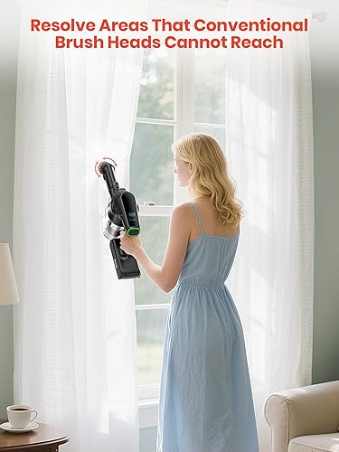 Miniatura 8 de Honeywell Aspiradora inalámbrica autolimpiante, aspiradora ligera 8 en 1 con tiempo de funcionamiento de 60 minutos, potente succión, aspiradora