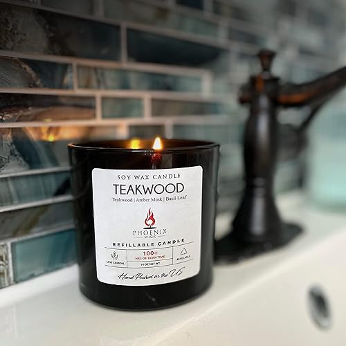 Miniatura 8 de Vela de cera de soja de lujo - Quema 100 horas - Velas en tarro naturales no tóxicas hechas de soja - Velas perfumadas de larga duración para el