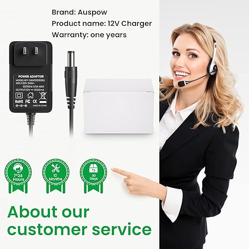 Miniatura 6 de Adaptador de corriente de 12V 1.5A para Yamaha PA130 PA150, fuente de alimentación de 12V 1.5A para teclado Yamaha PSR YPG YPT DGX DD EZ Series