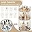MOKANI 360 Rotating Makeup Organizer for Vanity, 3 Tier Adjustable Perfume Organizer for Dresser, Multi-Function Spinning Cosmetics Skincare Storage for Bedroom, Dresser, Countertop, Amber