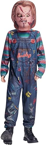 Disfraz de Chucky para niños, traje de máscara espeluznante para niños y niñas, fiesta de juegos de rol, de 3 a 10 años disponible en Yaxa Guatemala