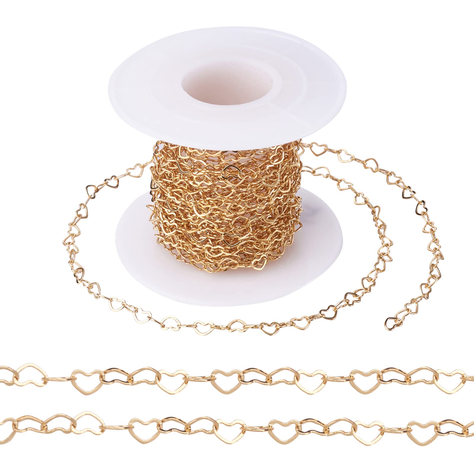 Collana In Catena Ancorata Rotonda Da 1,1Mm, In Oro Giallo 585, 55Cm