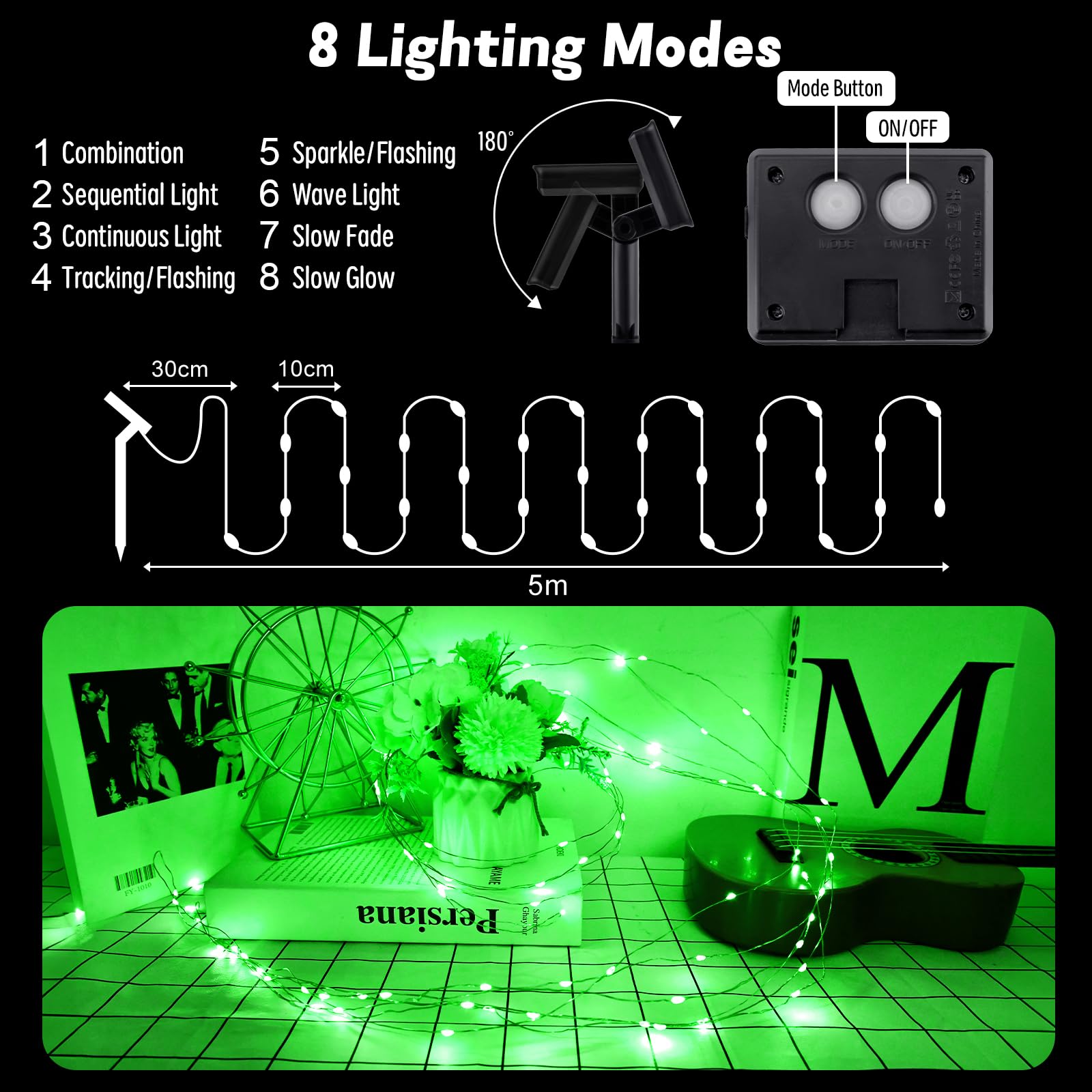 Gcstnn Solar Lights Outdoor Garden - Image 4