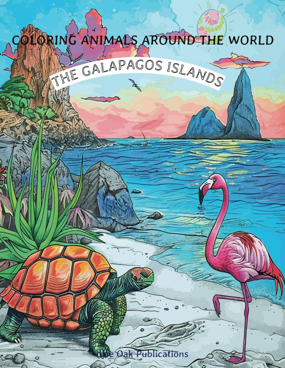 Coloring Animals Around The World The Galapagos Islands