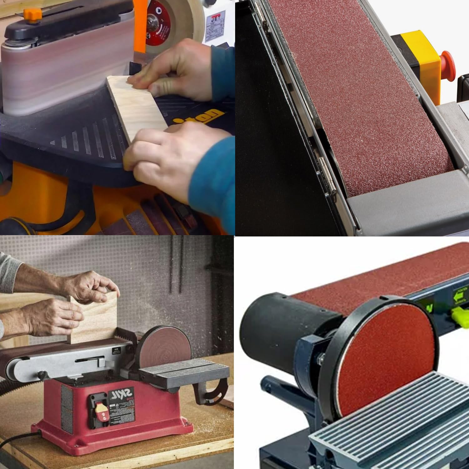 FEIHU Schuurbanden 100 x 915 mm, schuurband set van 2 x korrel 80/120/150/240/400 voor bandschuurmachine, voor schuren, vijlen, slijpen en ontroesten (10 stuks