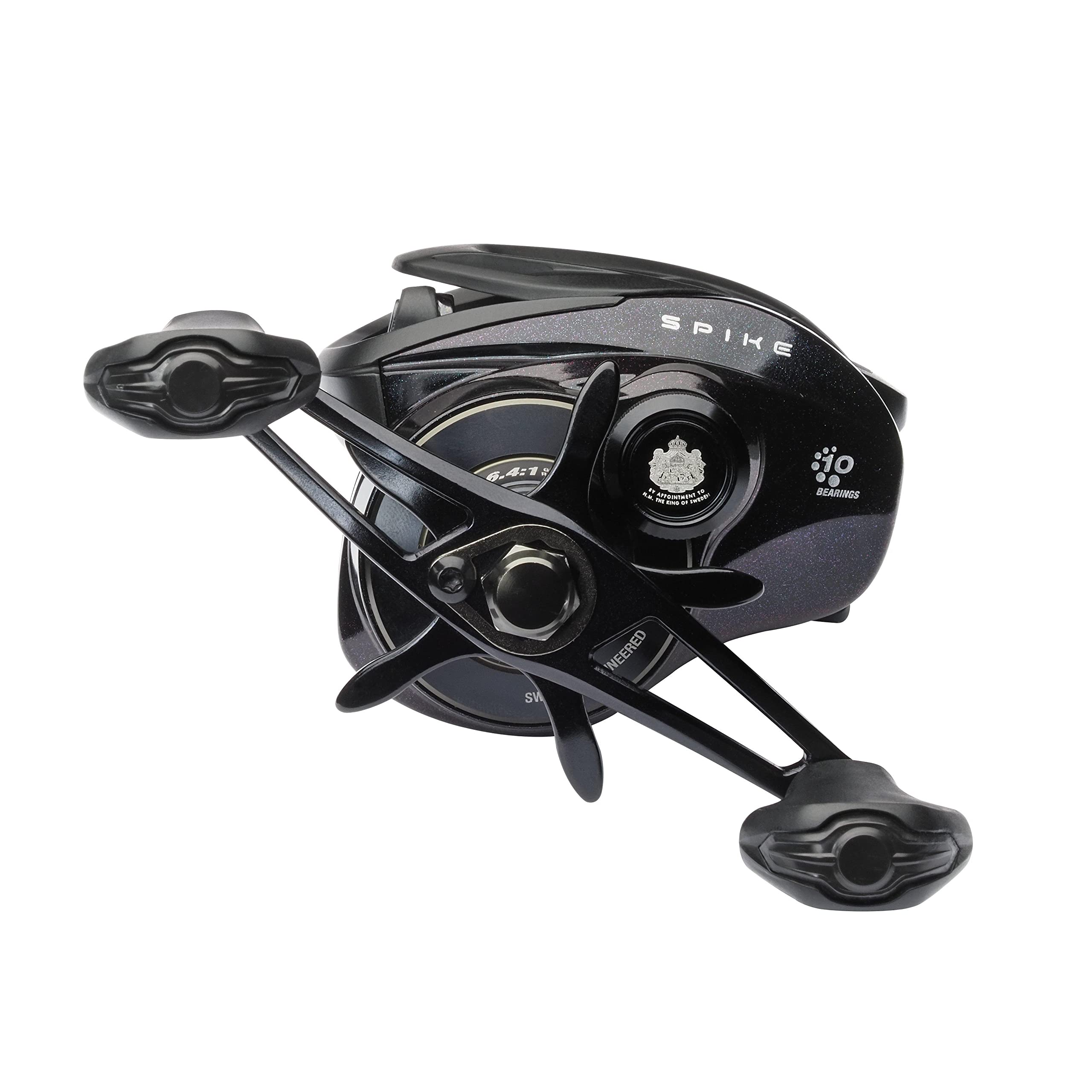 Abu Garcia Mulinello Spike Casting, mulinello leggero e resistente, cuscinetti a sfera in acciaio inox 9+1, sistema di trascinamento a matrice di carbonio multidisco, perfetto per canne Spike X e