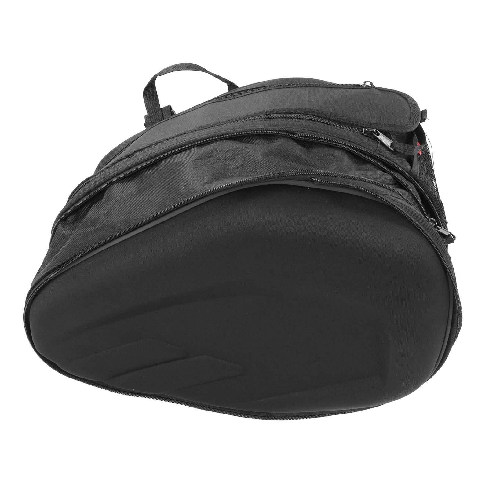Dilwe Motorrad-Satteltasche, Motorrad-Seitentaschen aus 600D-Oxford-Stoff, Erweiterbares Fassungsvermögen von 36 L auf 58 L, Regenschutz Im Lieferumfang Enthalten, für Tourenfahrer und (Black)