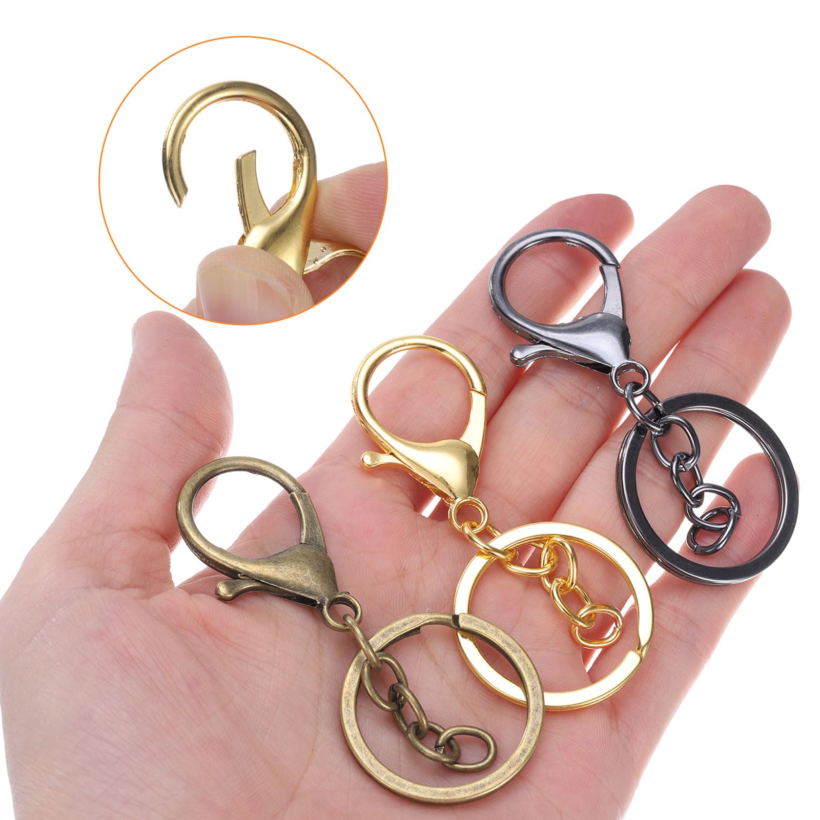 uxcell Lobster Claw Clasps Keychain - Image 4